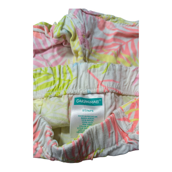 GARANIMALS-Outfit Short Sleeve Tee w/Matching Shorts - Size 5T-Well Cared For - Picture 8 of 10